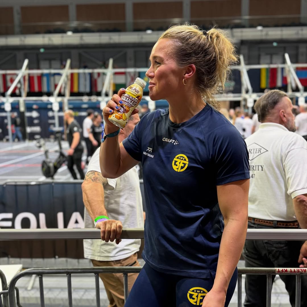 Instagram post by @marialangfors for ProPud. Caption reads: VM i functional fitness, såklart har vi packat med....