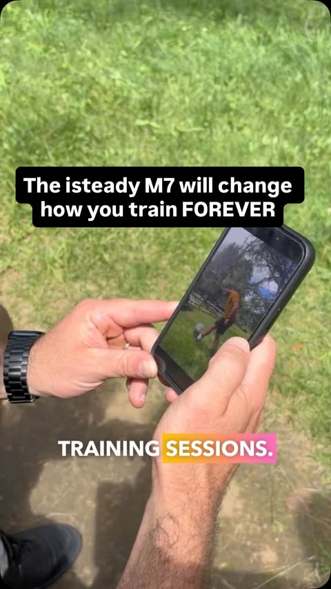 Instagram post by @coachchristomanginis for HOHEM. Caption reads: [...] player, and with the iSteady M7 from....