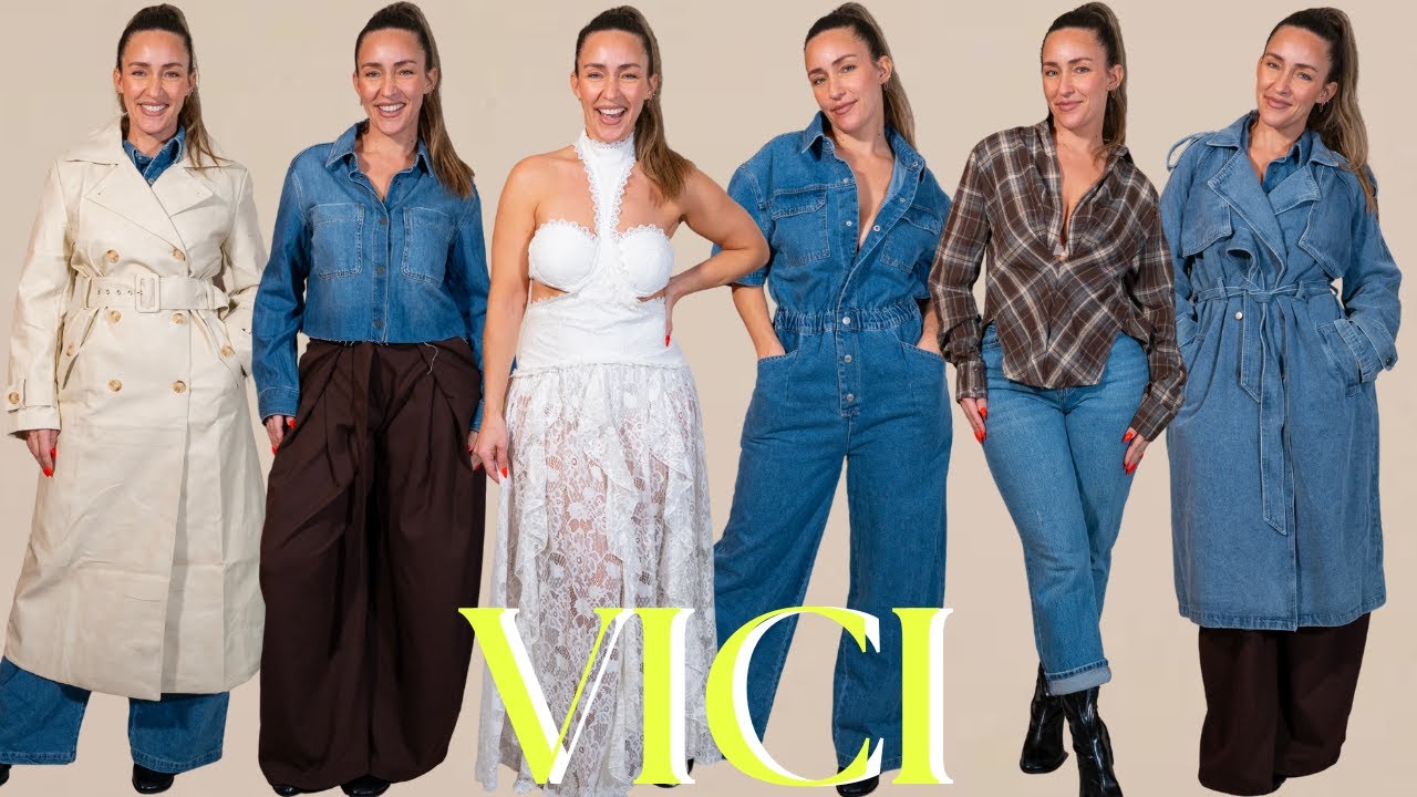 YouTube post by @MeridethMorgan for VICI COLLECTION. Caption reads: USE CODE MERIDET35 for 35% OFF at....