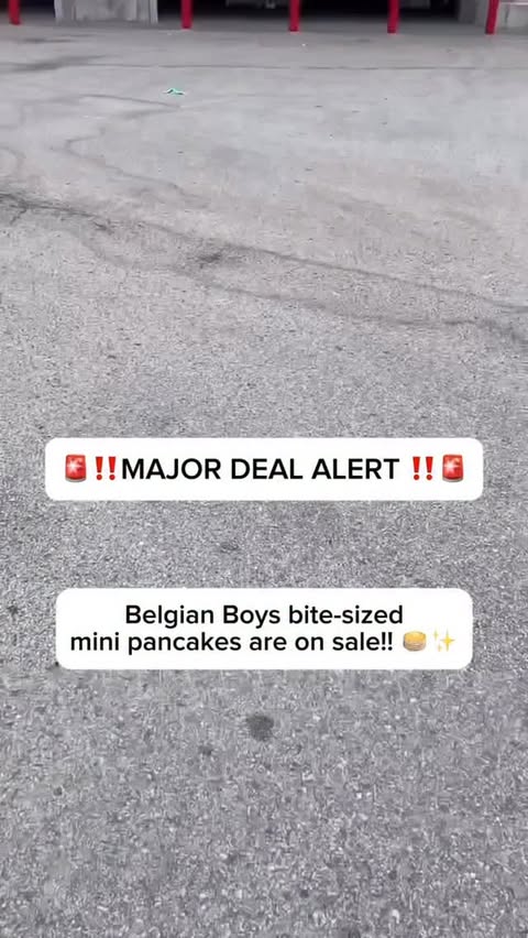 Instagram post by @costcodeals for Belgian Boys. Caption reads: 🚨DEAL ALERT🚨Belgian Boys bite-Sized mini....