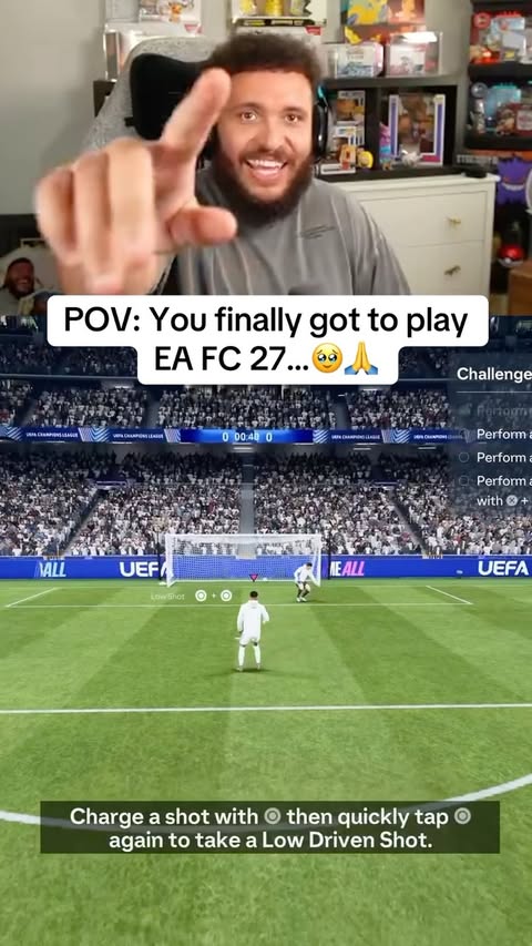 Instagram post by @itscoryb for EA SPORTS FC. Caption reads: #Ad | EA FC 27 early access, Happy Ultimate Launch....