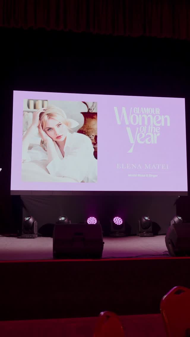 Instagram post by @elena___matei for Glamour. Caption reads: [...] in person  feeling very loved today.
Thank....