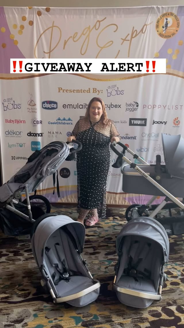 Instagram post by @corrallingthecampbells for The Prego Expo. Caption reads: [...] Alert! Excited to partner with the Prego....