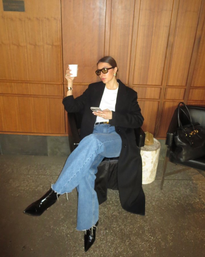 Instagram post by @iamginiee for Meotine. Caption reads: throwback to our first 72 hours in NYC — well....