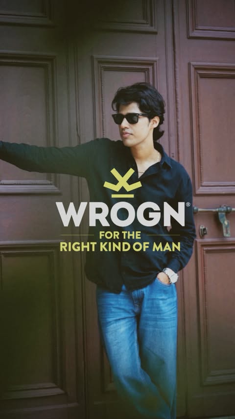 Instagram post by @punittripathii for Wrogn. Caption reads: @staywrogn for comfort that looks good.