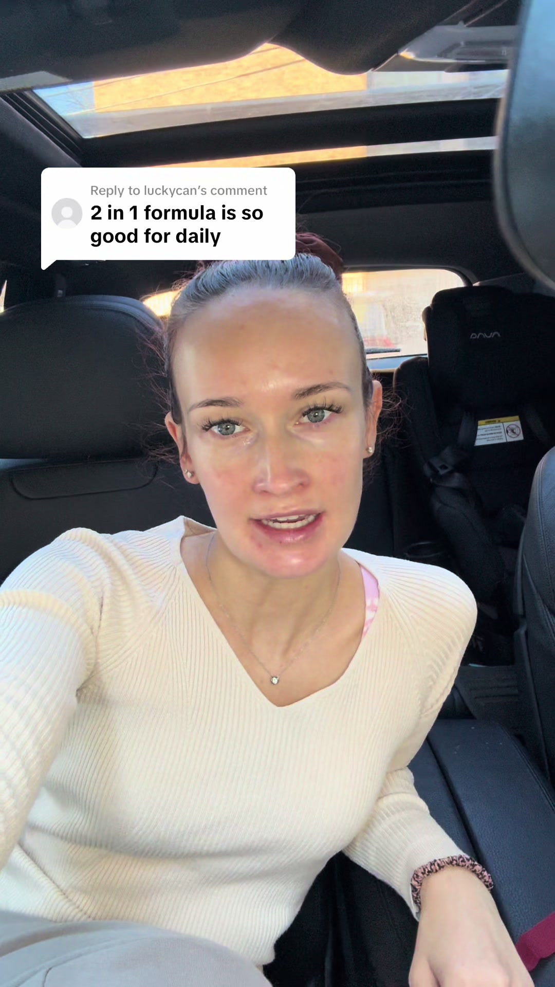 TikTok post by @savvysoulsisters for NatureNewborn. Caption reads: [...] #nadboost #akg #antiaging #nad....