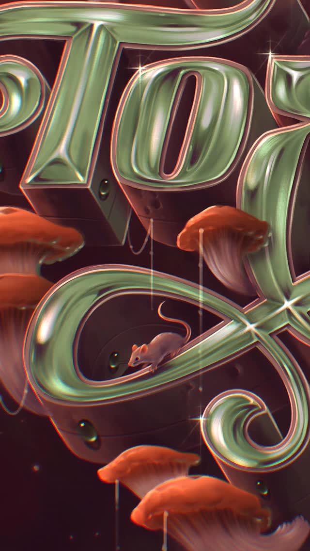 Instagram post by @aureliemaron for Procreate. Caption reads: While everyone’s chasing AI shortcuts, I’m still....