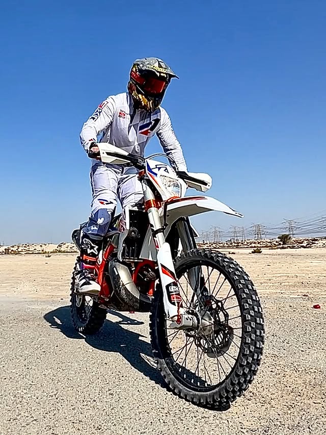 Instagram post by @diago_haddadi for KTM. Caption reads: [...] get old, you get old when you stop riding....