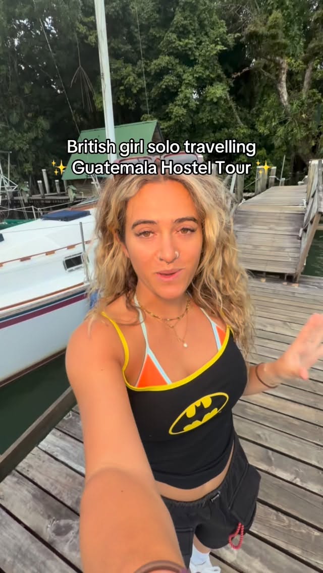 Instagram post by @milliemclay for G Adventures. Caption reads: [...] Guatemala 🇬🇹 I’m travelling with @G....