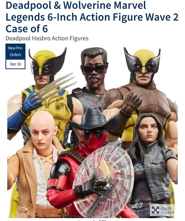 Instagram post by @inpursuitoftoys for Entertainment Earth. Caption reads: Case and singles up at @entearth for preorder. The....