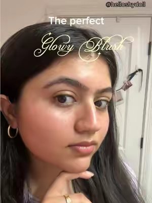 TikTok post by @helloshydoll for HERA KR. Caption reads: [...] alone makes you look so radiant too @HERA KR....