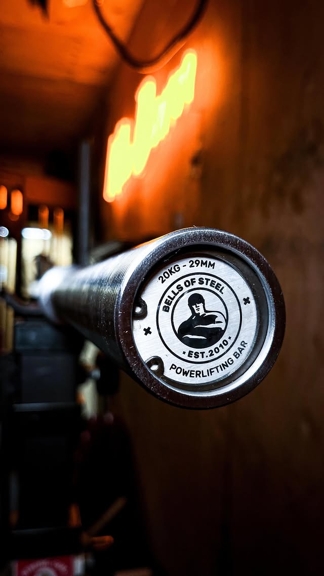 Instagram post by @stephearlstrong for Bells of Steel. Caption reads: [...] one’s here to stay. I’m obsessed.....