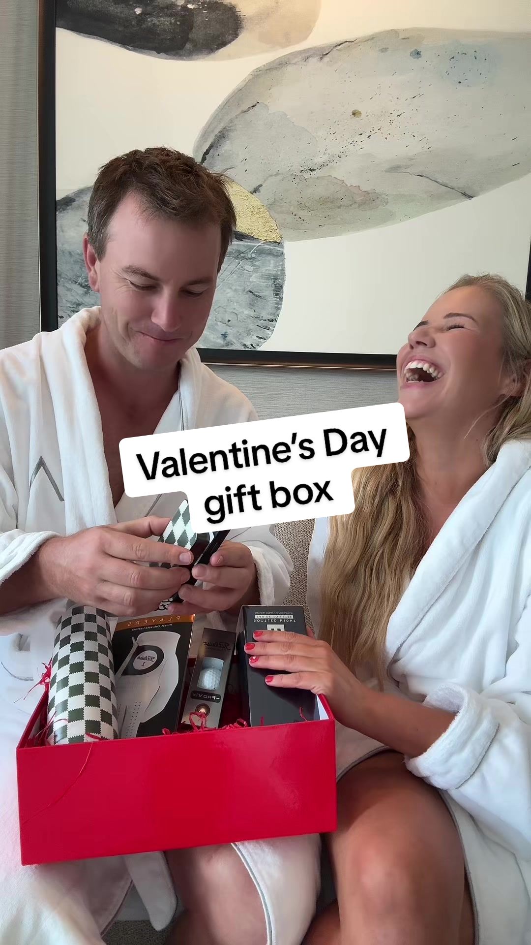 TikTok post by @dr.katie.h for BURGA. Caption reads: This Valentine’s Day with @BURGA isn’t about big....