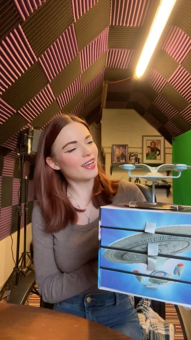 Instagram post by @ellie.littlechild for Numskull Designs. Caption reads: [...] #adventcalendar @trekcultureyt....