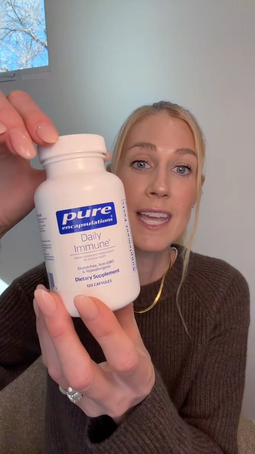 Instagram post by an influencer for Pure Encapsulations. Caption reads: #PureEncapsulationsPartner Excited to share [...].