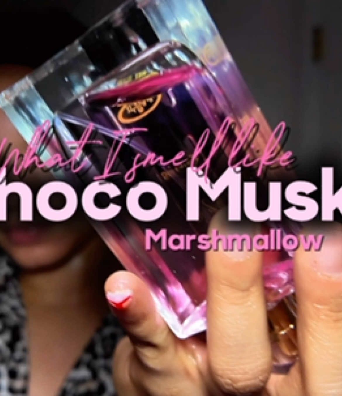 TikTok post by @kendallaellis for Intense Oud. Caption reads: [...] #chocomuskperfume #tiktokshop  @Intense Oud .