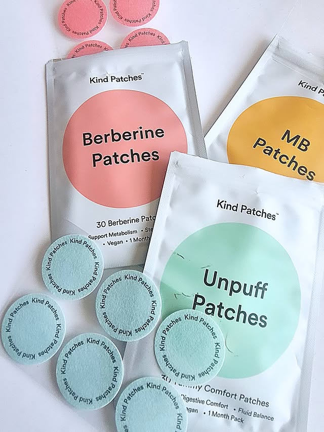 Instagram post by @kerrymay.does.beauty for Kind Patches. Caption reads: AD/GIFTED 🩷 Have you tried Kind Patches yet?....