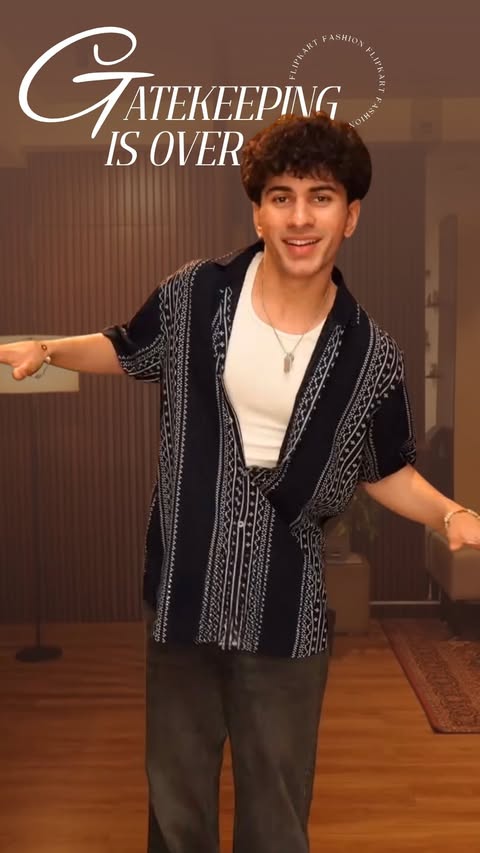 Instagram post by @kaizervaghela for Flipkart. Caption reads: [...] from?” is the goal then the answer is....