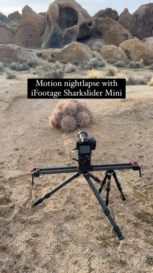 Instagram post by @frozen.spectrum for iFootage. Caption reads: Exploring the parallax effect with the iFootage....