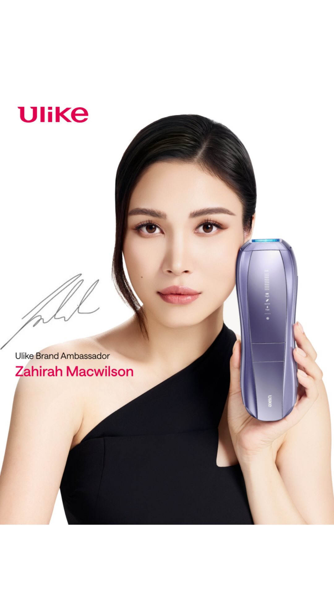 Instagram post by @zahirahmacwilson for Ulike. Caption reads: Say Hello to Our Glow Queen!

The secret’s out ✨📢....