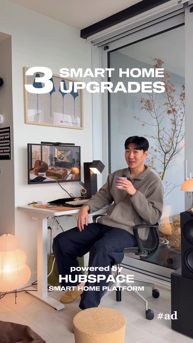 Instagram post by @mr.jodigo for The Home Depot. Caption reads: My TOP 3 smart home upgrades in my apartment that....