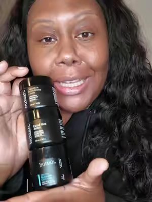 TikTok post by @eforebony for Buttah Skin. Caption reads: From combo to oil skin @Buttahskin has you cover....