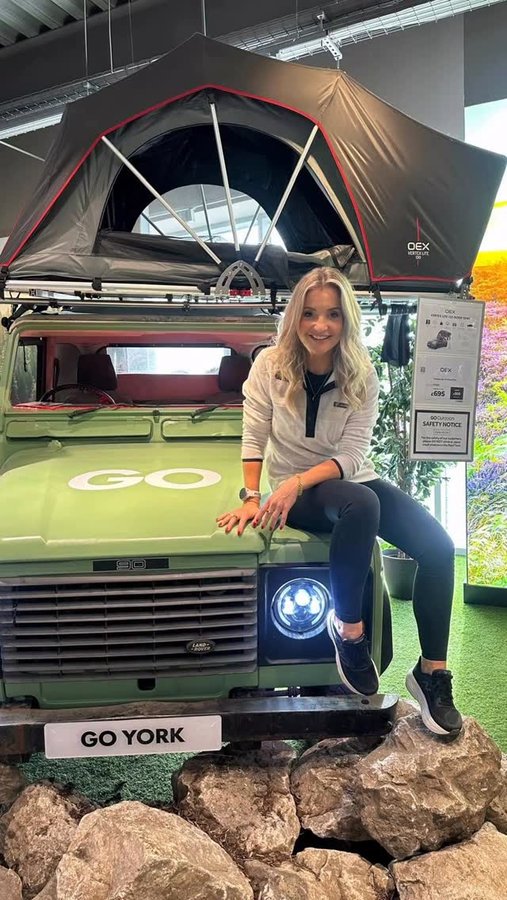 Instagram post by @helenskelton for GO Outdoors. Caption reads: Only 6 weeks until Christmas…🎄
It’s the most....