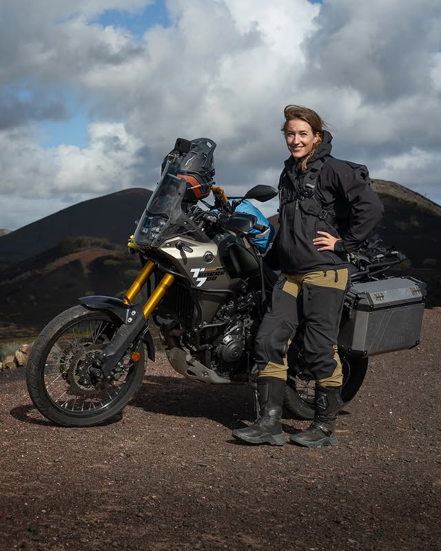 Instagram post by @runagrydeland for Mosko Moto. Caption reads: Just stopping by to wish you all a happy weekend....