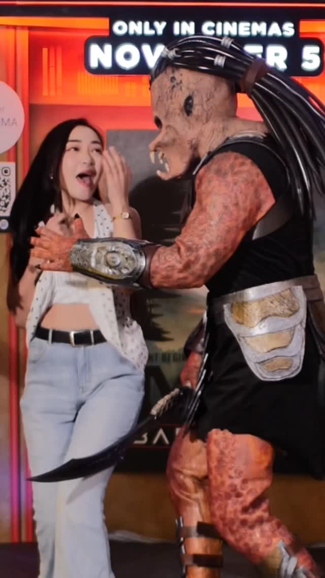 Instagram post by @theprincedeguzman for 20th Century Studios. Caption reads: Pranking cinema audiences with my Dek Cosplay!....