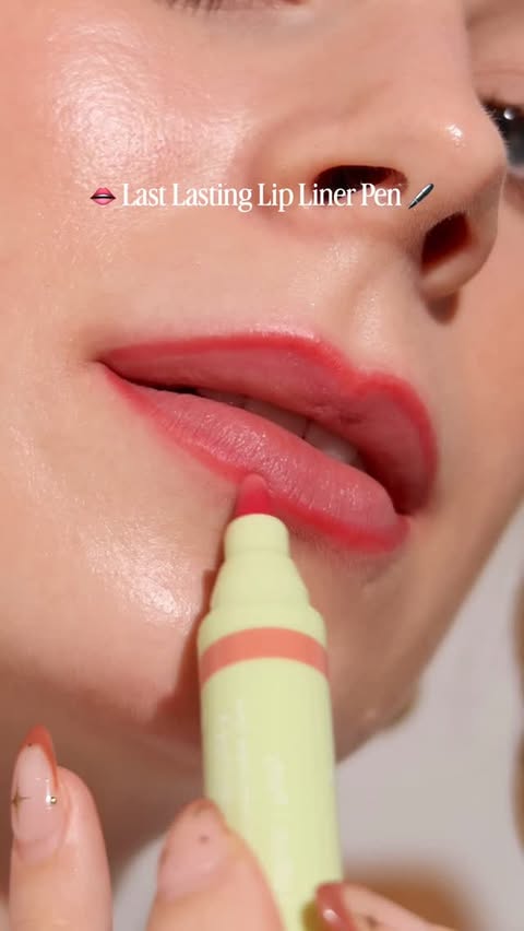 Instagram post by @babydewyou for Pixi Beauty. Caption reads: Lip Blush Pen 🖊️ 
from Pixi Beauty 

Pr.
Makeup....