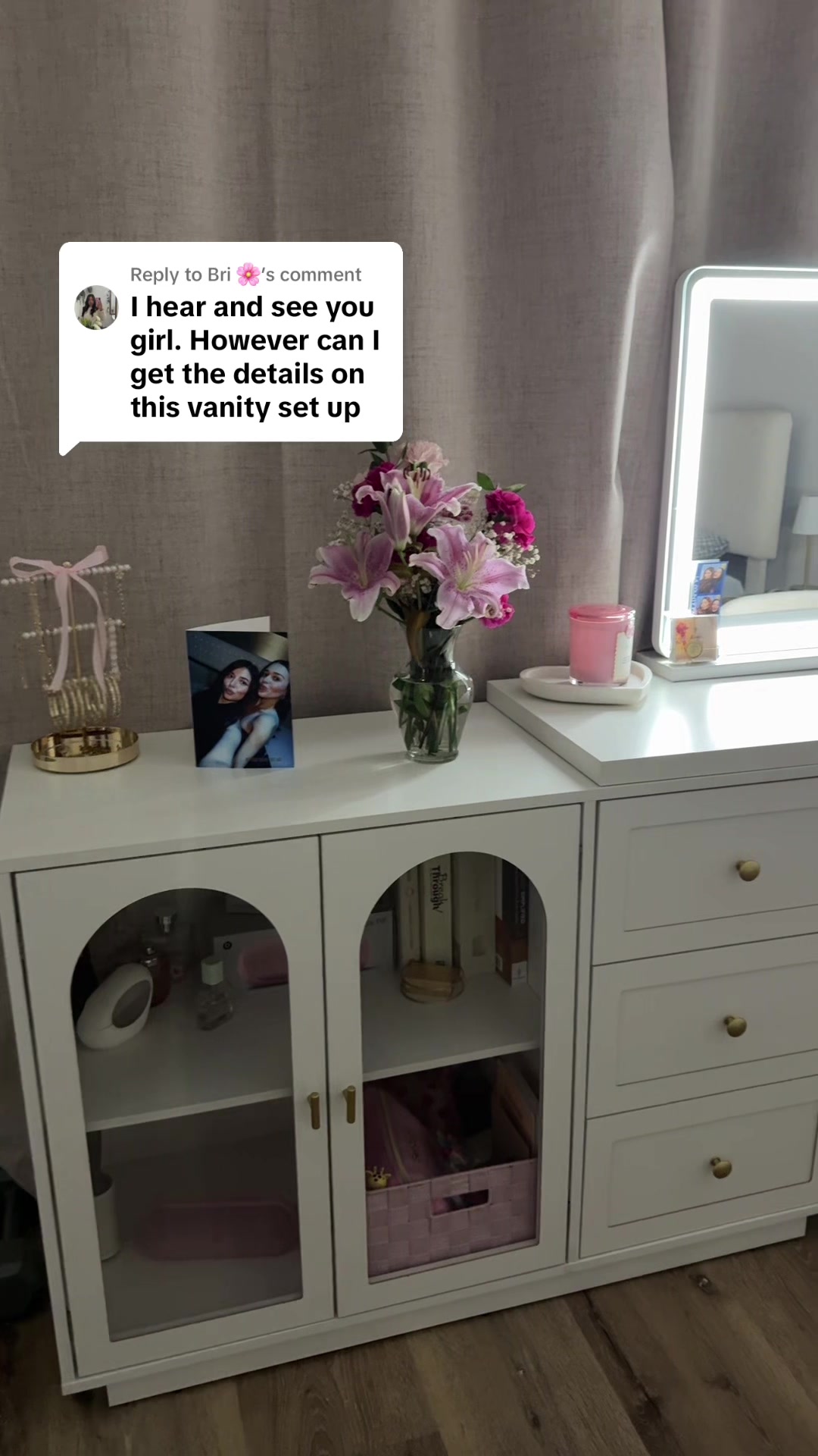 TikTok post by @duarte.natalie for Royalcraft. Caption reads: [...] angle it in an L shape if you wanted!....