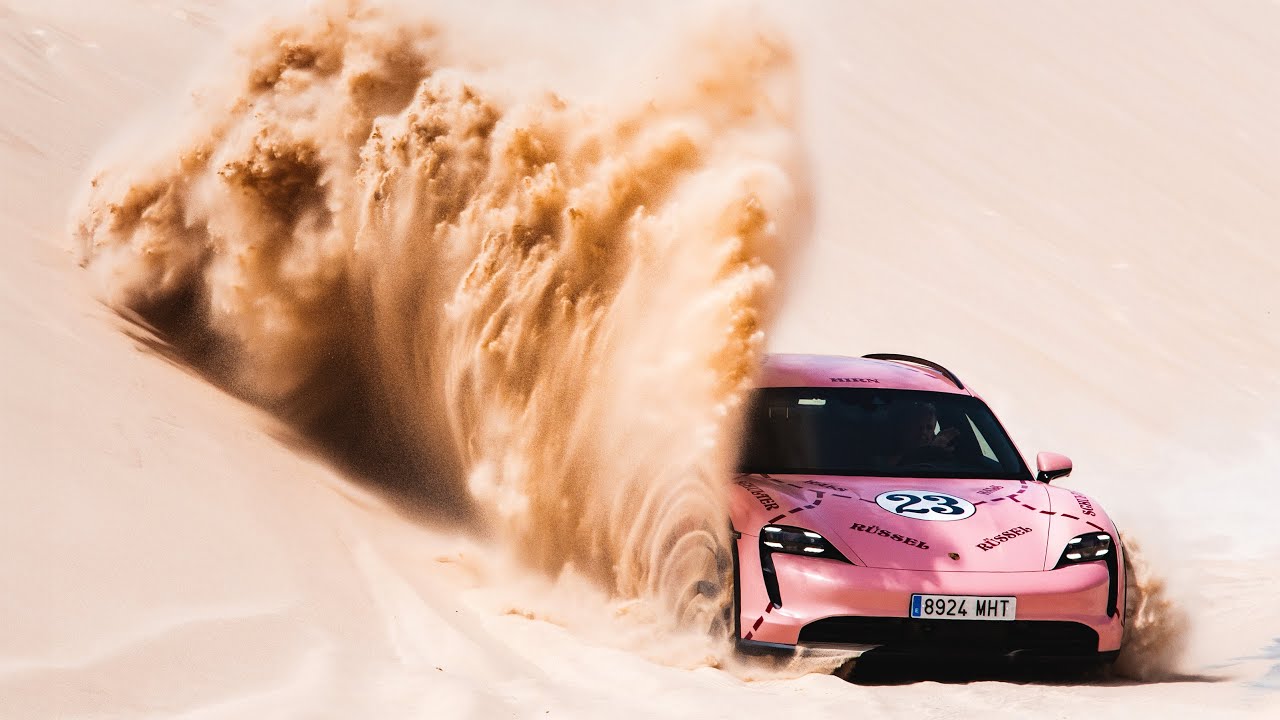 YouTube post by @BenjaminOrtega for Dbjourney. Caption reads: The Challenge Porsche Gave Me!.