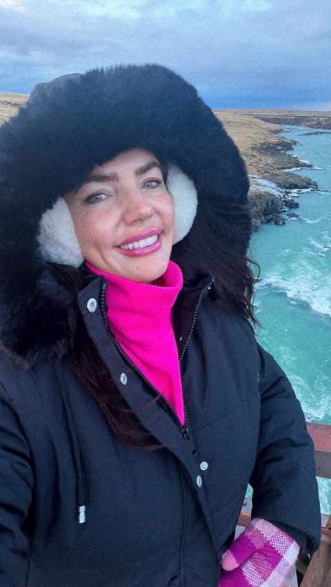 Instagram post by @vineyardsandvoyages for Holafly. Caption reads: Last week I flew from Dublin to Reykjavík to....