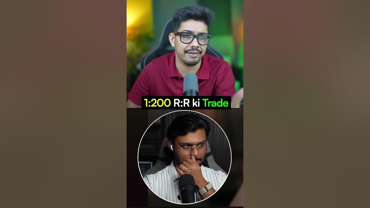 YouTube post by @tradingwithsidhant for CoinSwitch. Caption reads: The R-Factor Nobody Talks About.