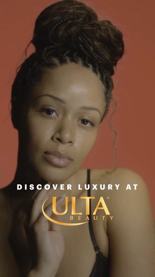 Instagram post by @kaylaagreaves for Allure. Caption reads: [...] luxury products at @ultabeauty. 🫶🏾 @allure.