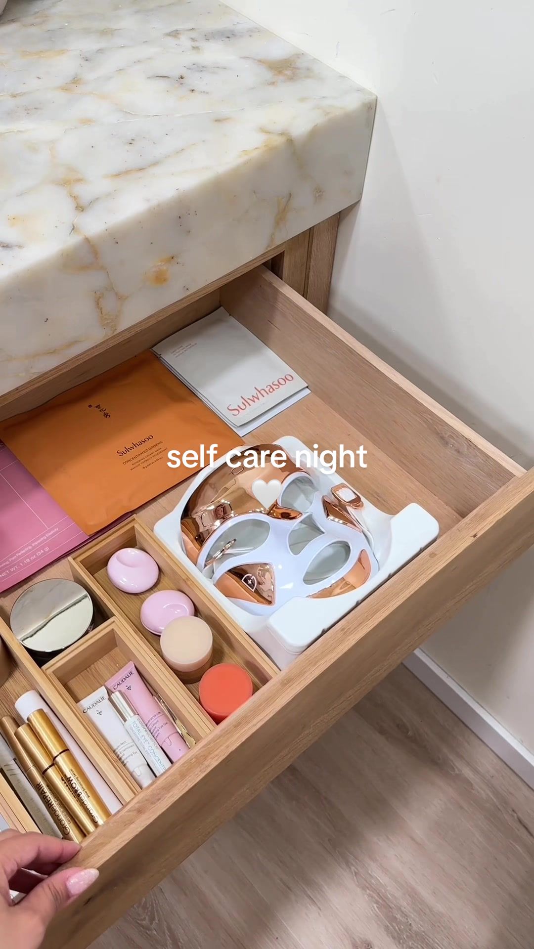 TikTok post by @angelaxrenee for Pacifica Beauty. Caption reads: self care and skincare ➰ with @pacificabeauty ✨....