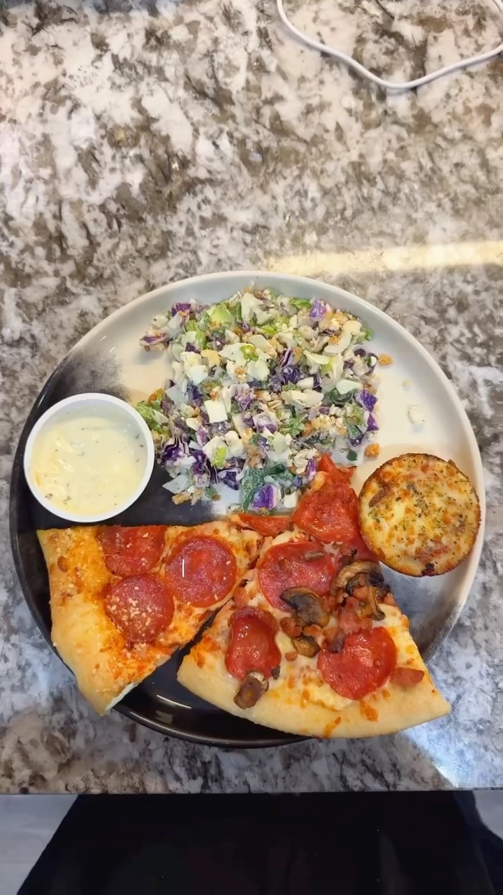 Instagram post by @lovezoepotter for Little Caesars. Caption reads: Happy October 1st friends 🎃🍁🪾

Code- ZOE15 to....