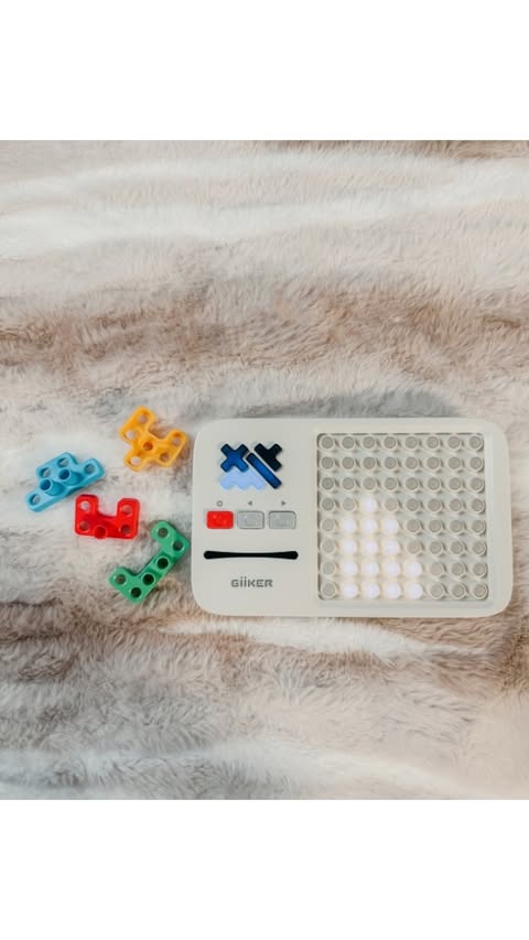 Instagram post by @thezabfam for GiiKER. Caption reads: We have been loving the Super Blocks game from....