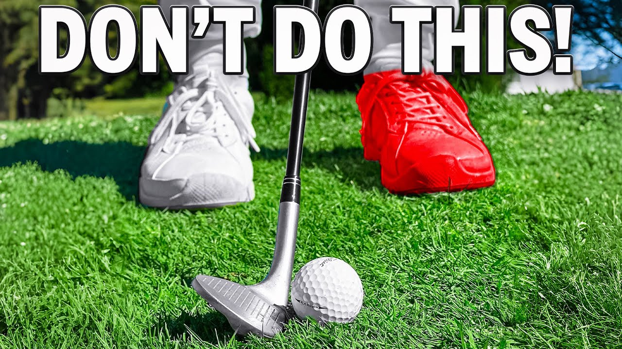 YouTube post by @TheArtofSimpleGolf for HackMotion. Caption reads: How to Get More Consistent Golf Shots Focusing on....