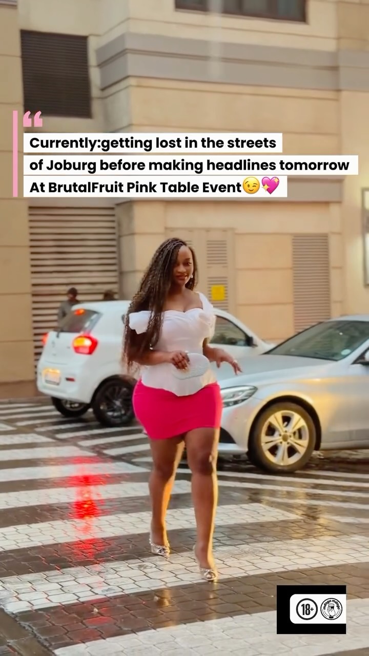 Instagram post by @fifi_zury for Brutal Fruit. Caption reads: BrutalFruit called…And I obviously [...].