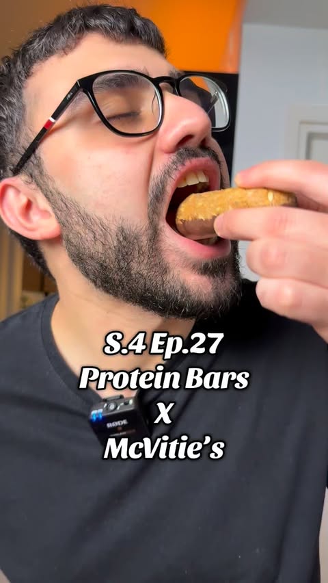 Instagram post by @nikos_marolis for McVitie's. Caption reads: [...] Bars with McVitie’s Digestive Light 👌....