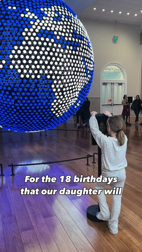 Instagram post by @austinkgraff for Great Wolf Lodge. Caption reads: [...] birthdays, she chooses a trip to....