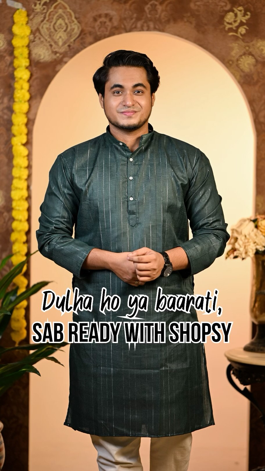 Instagram post by @thetwoinoneguy for Shopsy. Caption reads: One kurta → endless compliments 😎
So here’s the....