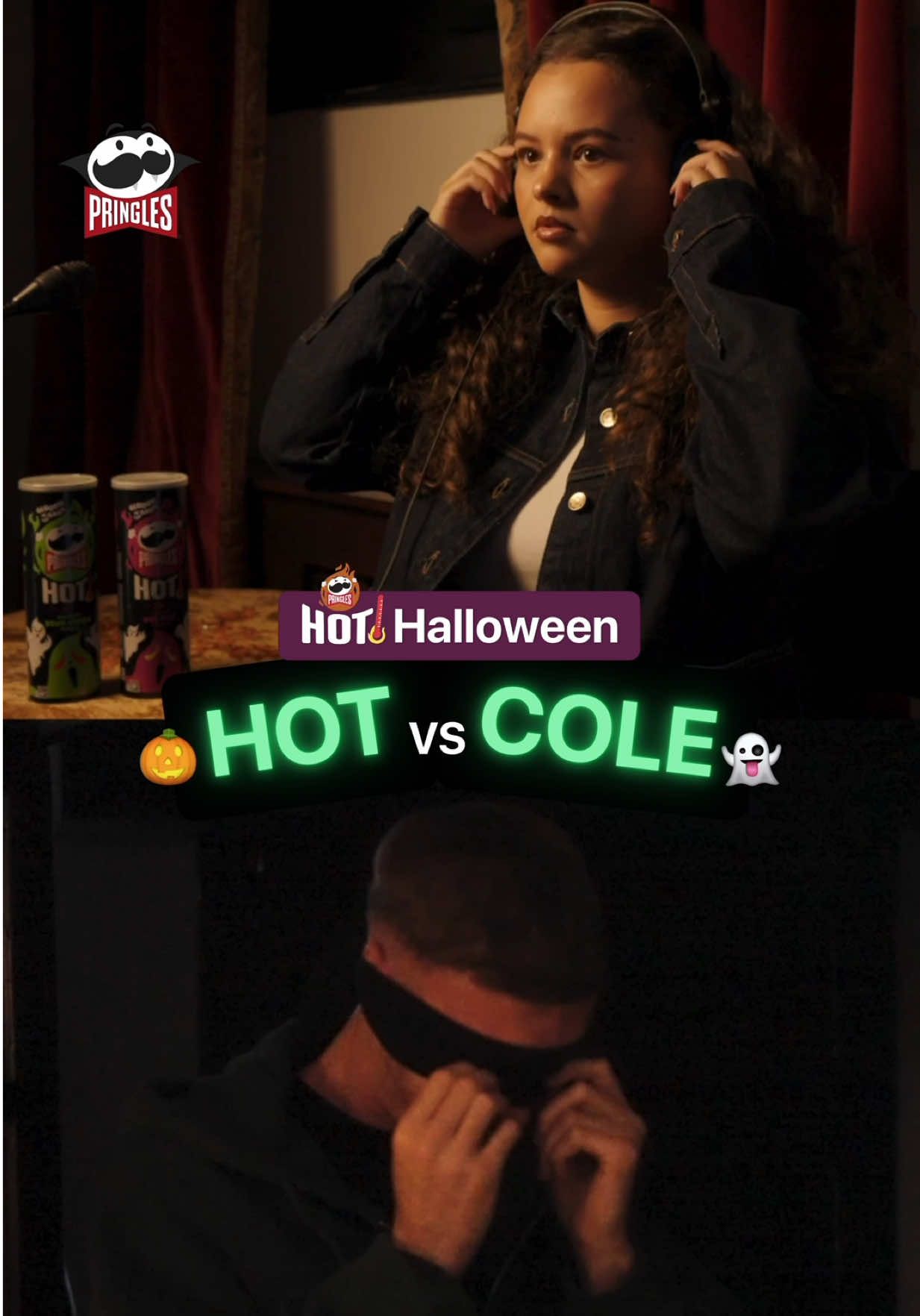 TikTok post by @halliejenniferpalmer for Pringles. Caption reads: we’re back @Cole Palmer 🤝🏼 @PringlesUK hot was....