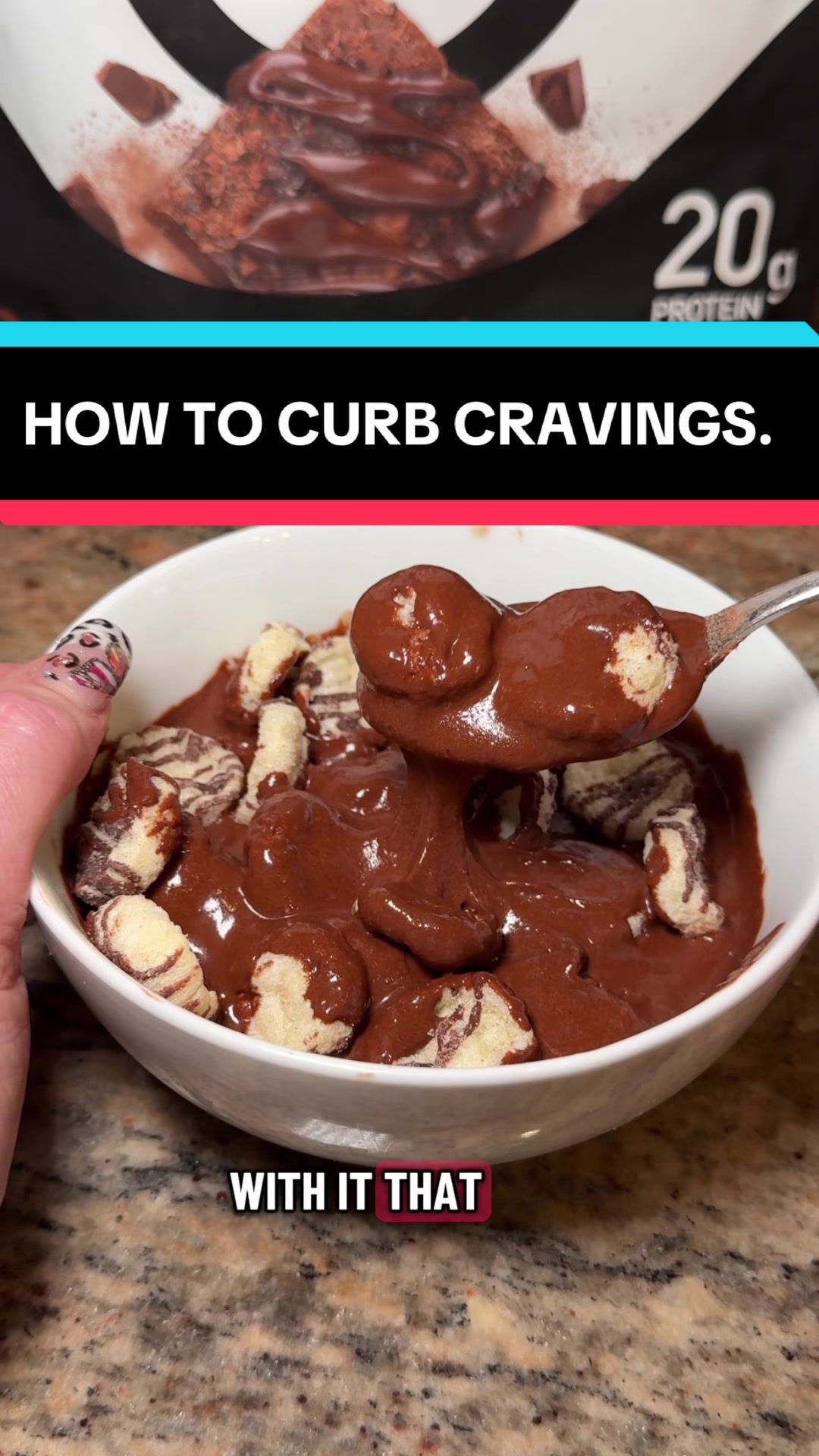 TikTok post by @claremorrow_ifbbpro for Devotion Nutrition. Caption reads: @Devotion Nutrition Protein is the best protein on....