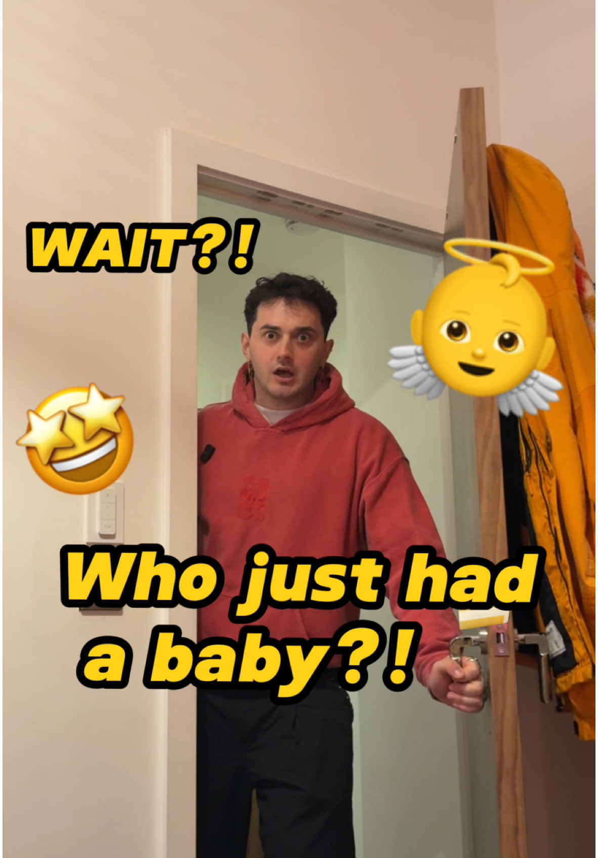 TikTok post by @zackhipps for Swizzels. Caption reads: #Ad You’ll never guess who’s had a baby together ....