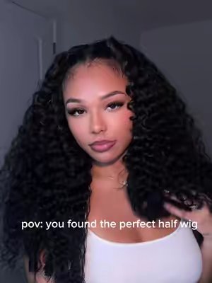 TikTok post by @meccamiyaa for Mamushow Hair Store. Caption reads: the perfect hair i’m obsessed 😍😍 @Mamushow Hair....