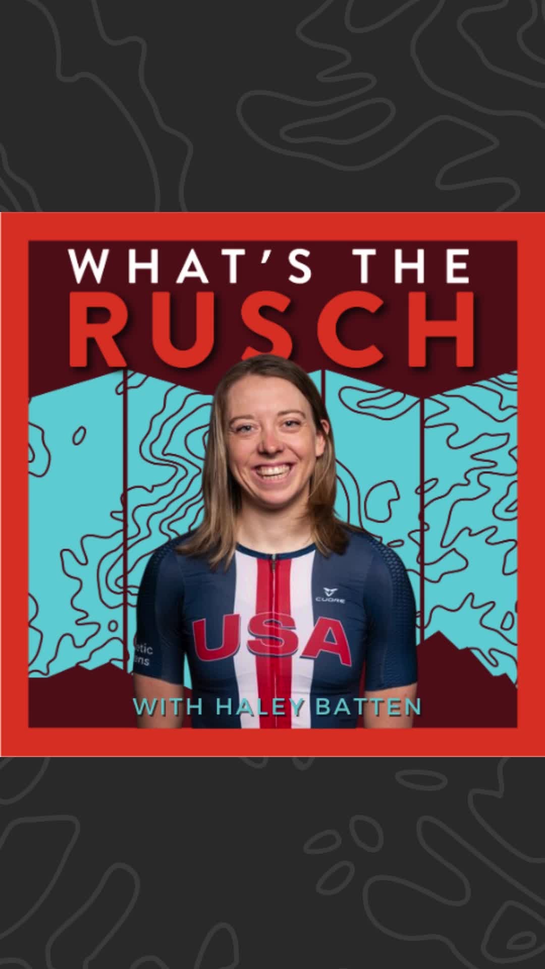 Instagram post by @rebeccarusch for GU Energy Labs. Caption reads: What do Olympic silver medalist @haley.batten and....