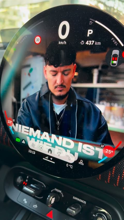 Instagram post by @montez.official for MINI Deutschland. Caption reads: Anschnallen Freunde! Heute um 23:59 Uhr erscheint....
