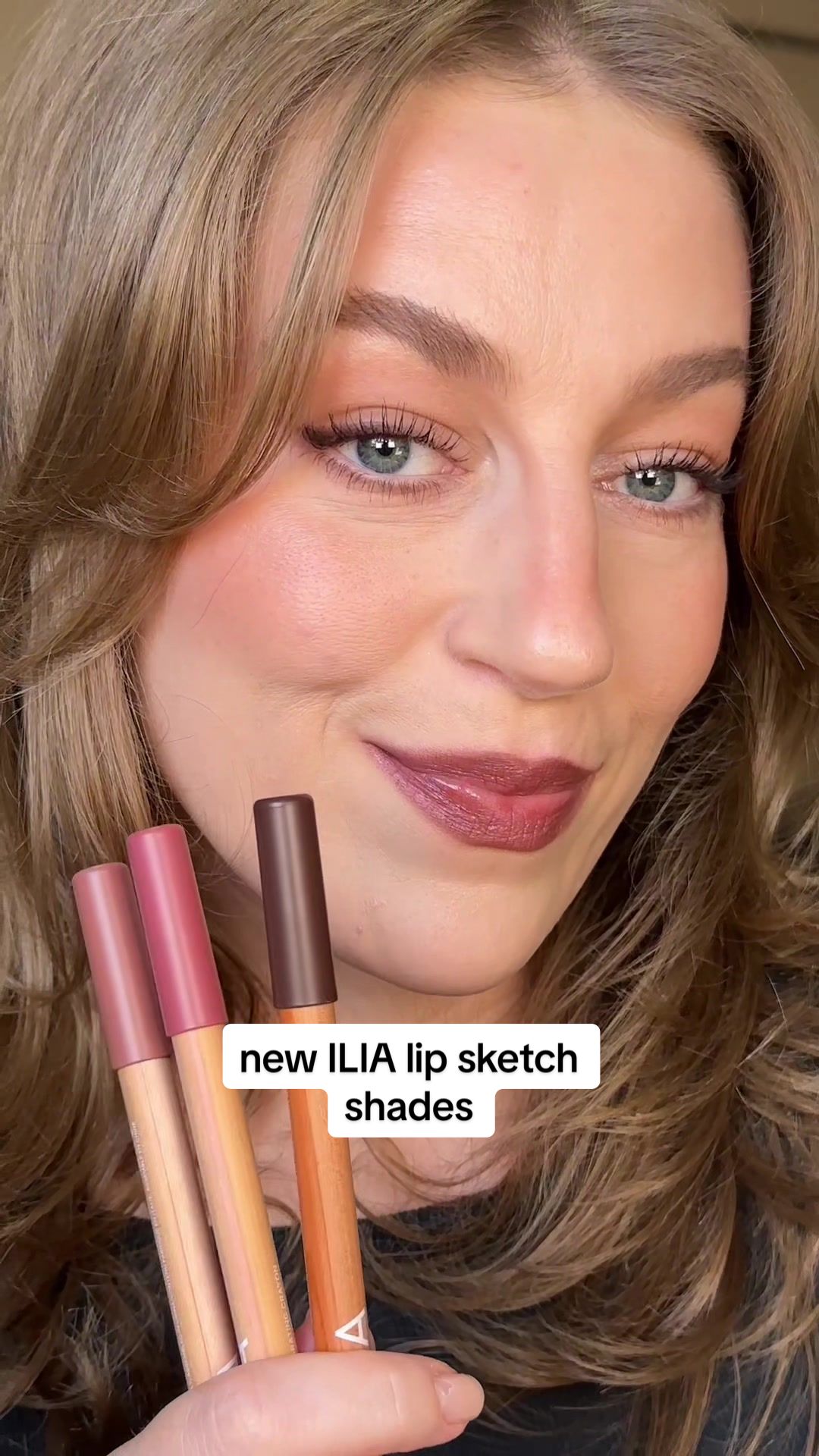 TikTok post by @haileejonesmua for ILIA Beauty. Caption reads: [...] additions to the lineup. @ILIA Beauty Ilia....